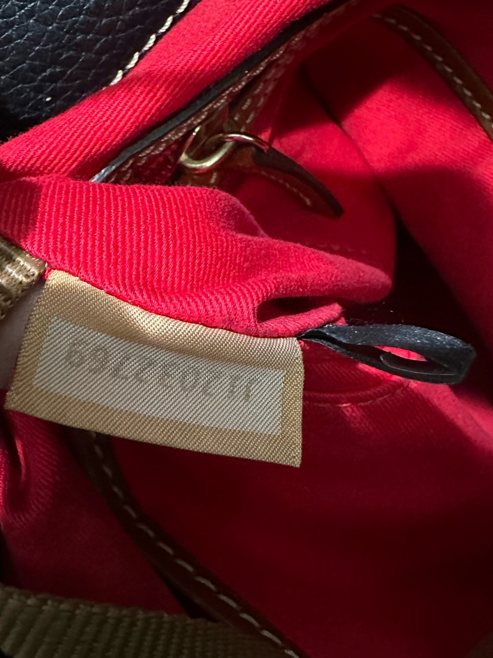 Dooney & Bourke Pebble Grain Black Leather Tassel Hobo Shoulder Bag w/ Dust Bag - Picture 14 of 15